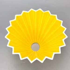 DRIPPER ORIGAMI TYPE 2-4 CUPS YELLOW+HOLDER