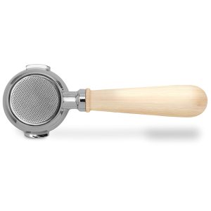 LELIT BOTTOMLESS PORTAFILTER 58 MAPLE WOODEN HANDLE